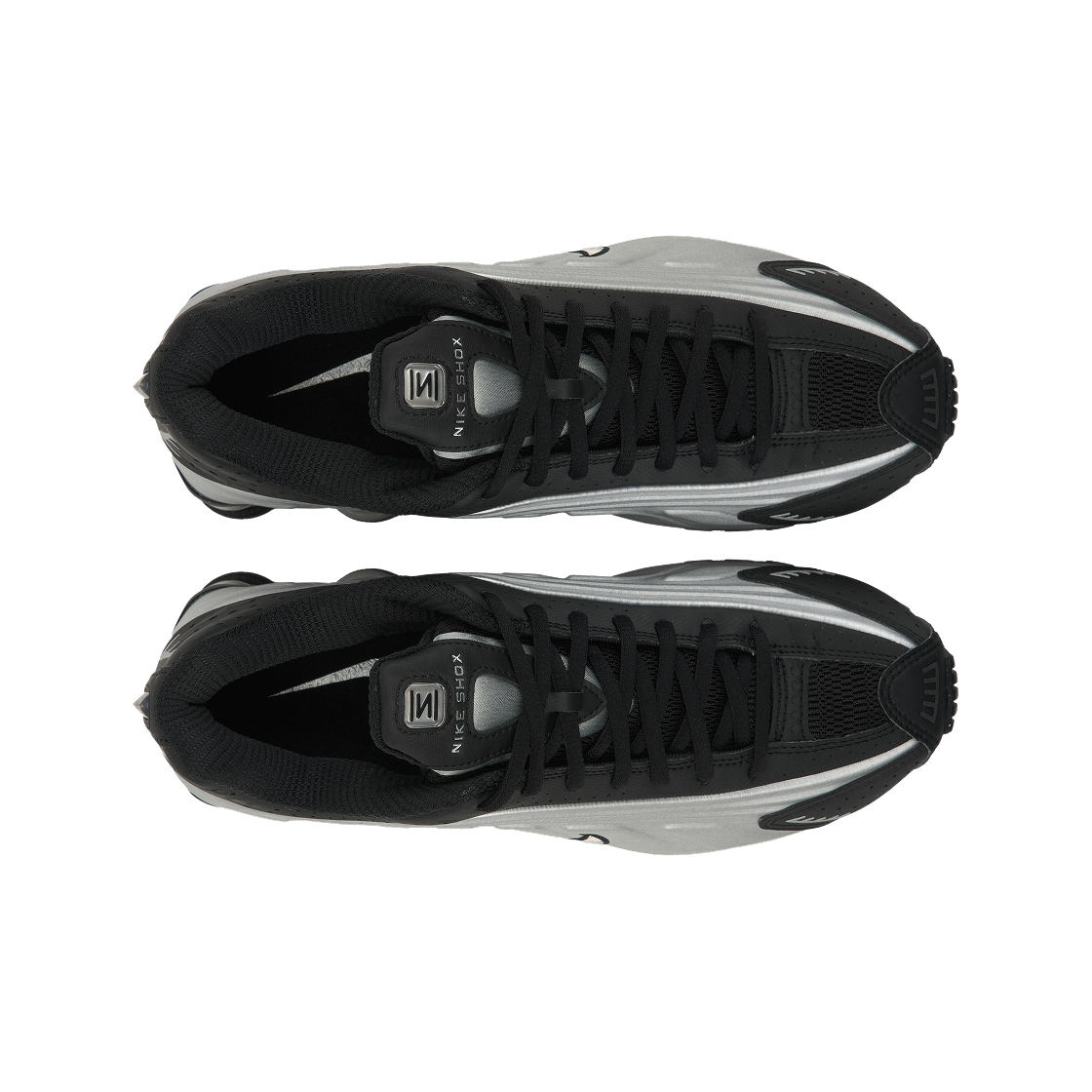 나이키 샥스 R4 메탈릭 실버 블랙(Nike Shox R4 Metallic Silver Black) - 5