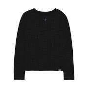 Riomeu Signature Dot Long Sleeve T-Shirt Black