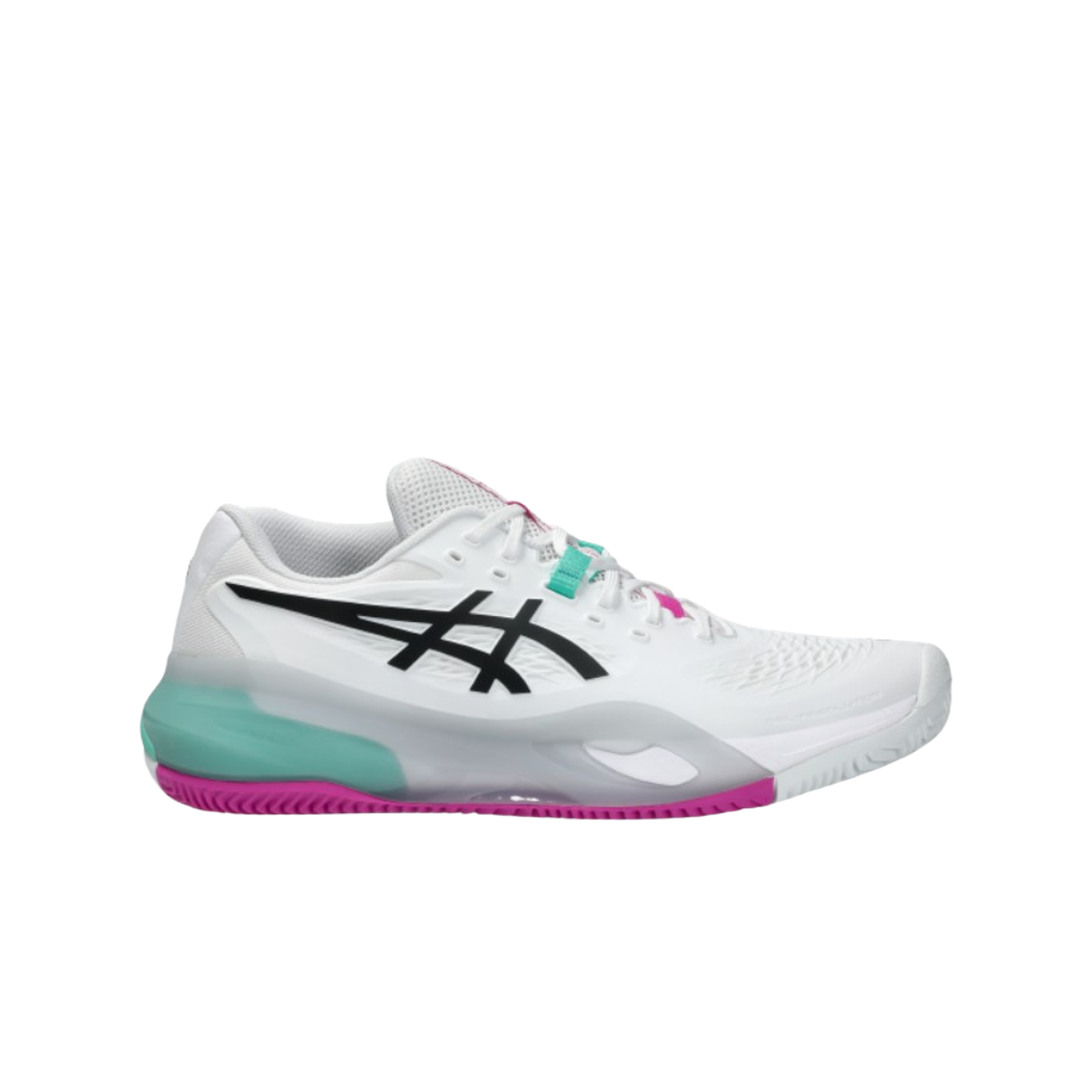 1041A485-103 Asics Gel-Resolution X Clay White Aurora Green
