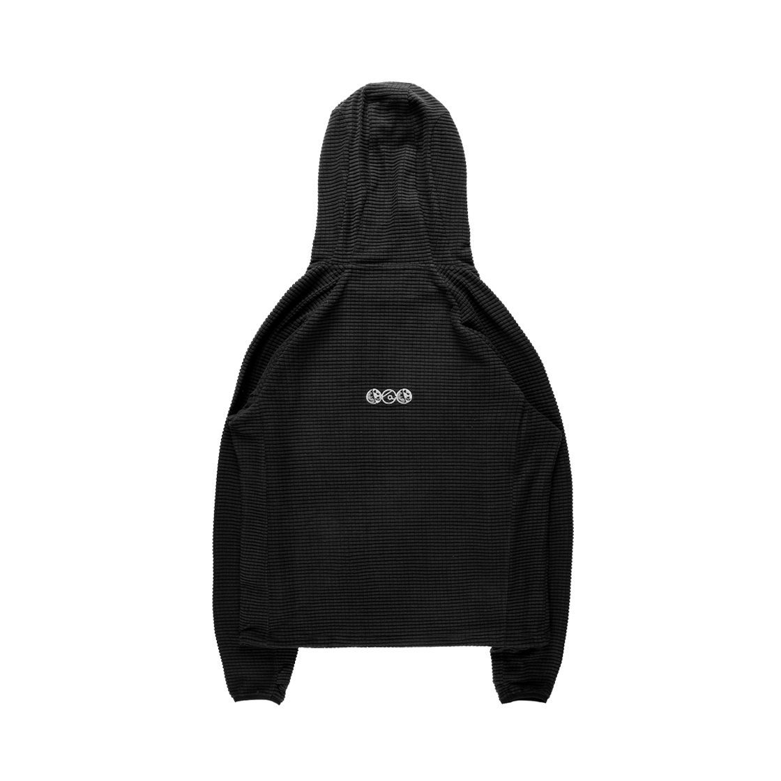 더왈드 와플 바라클라바 후디 블랙(THE WARLD Waffle Balaclava Hoodie Black) - 4