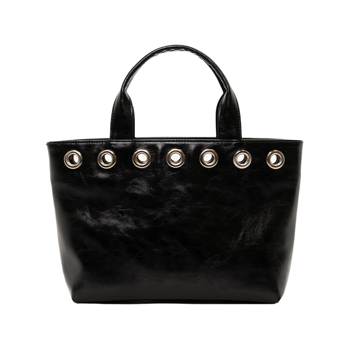 필인더블랭크 선데이 토트백 아일렛 와이드 블랙(Fillintheblank Sunday Tote Bag Eyelet Wide Black)