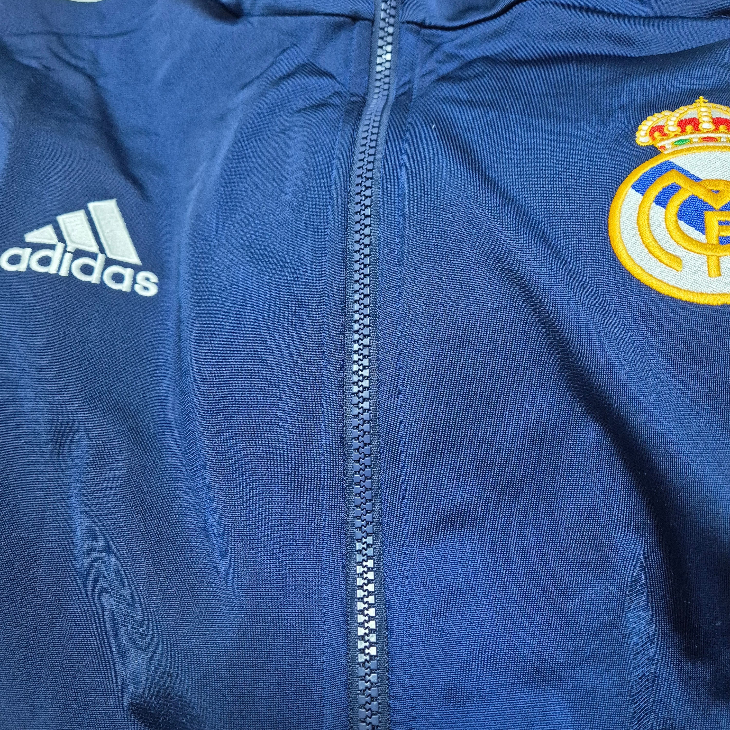 Adidas Real Madrid 99/00 Track Top Dark Blue - KR Sizing 착용 스타일