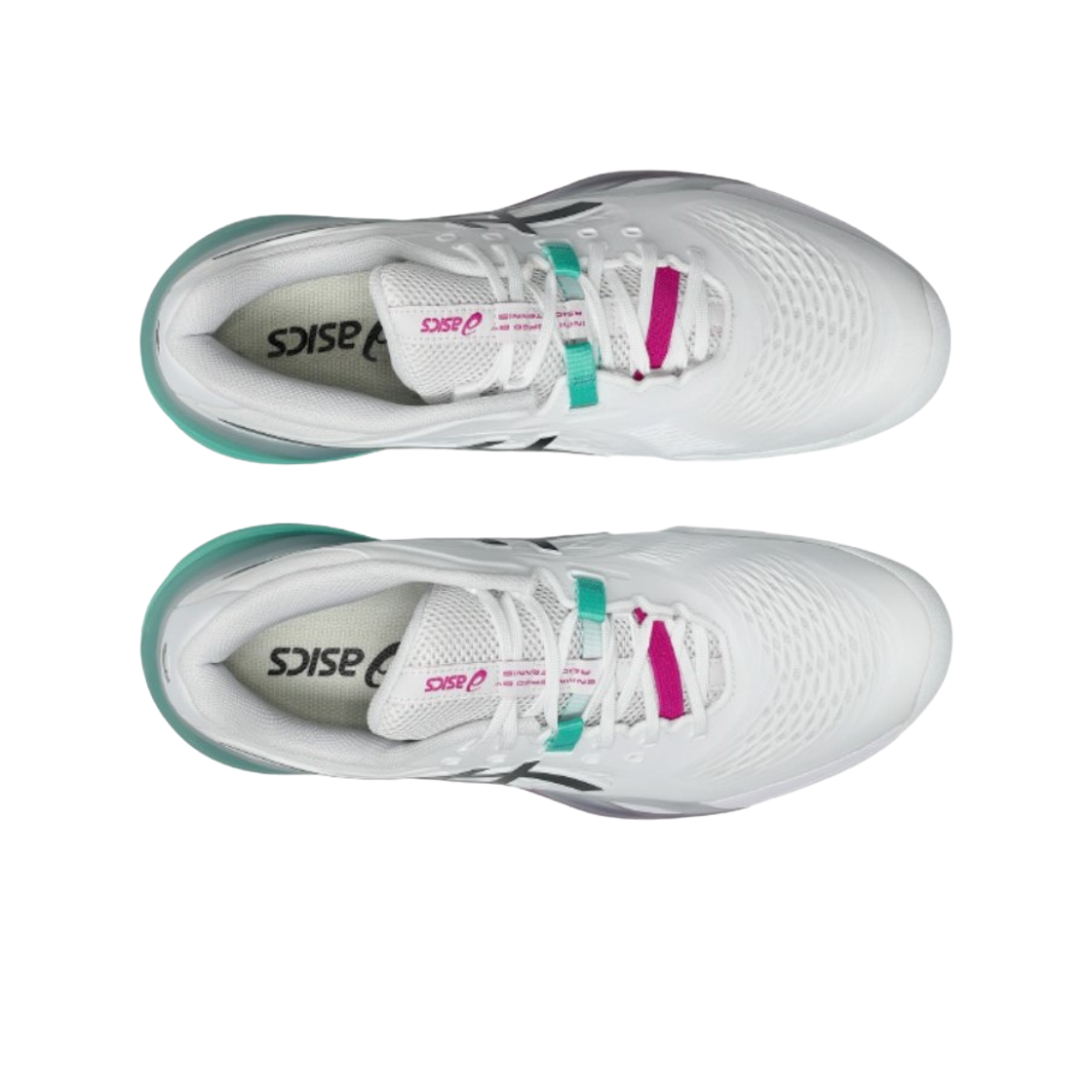아식스 젤 레졸루션 X 클레이 화이트 오로라 그린(Asics Gel-Resolution X Clay White Aurora Green) - 2