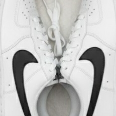 (W) Nike Air Force 1 '07 Low White Black 착용 스타일