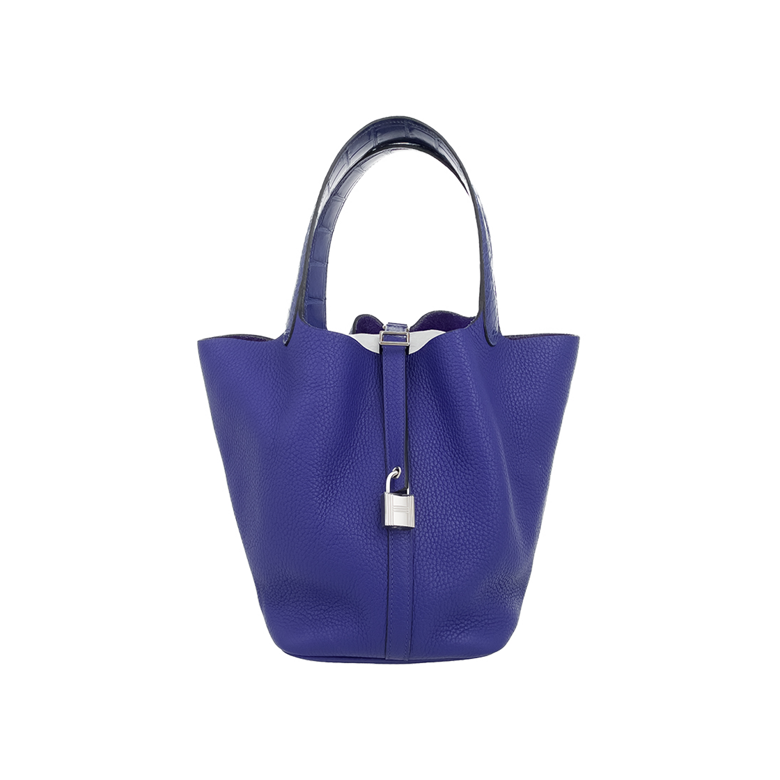 에르메스 터치 피코탄22 블루일렉트릭 은장(6HB0050)(Hermes Touch Picotin 22 Blue Electric with Silver Hardware (6HB0050)) - 1