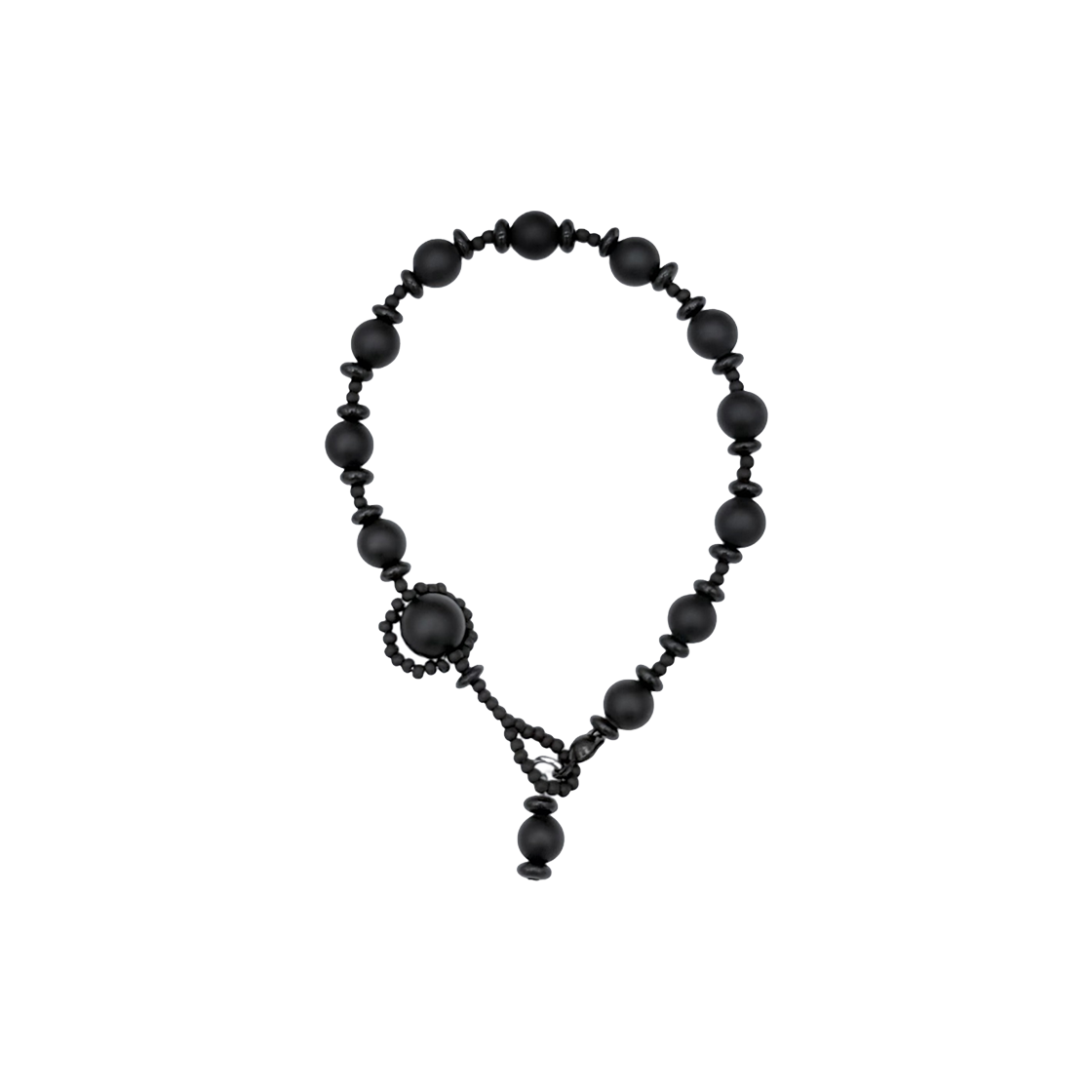산리 오닉스 00-00 팔찌 (2 사이즈)(SANLI Onyx 0000 Bracelet (2 Size))