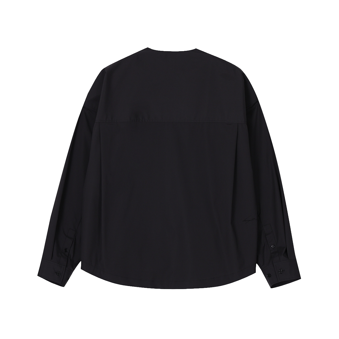 송지오 컬렉션 바이어스 드레이프 롱 셔츠 블랙(SONGZIO COLLECTION Bias Drape Long Shirt Black) - 2