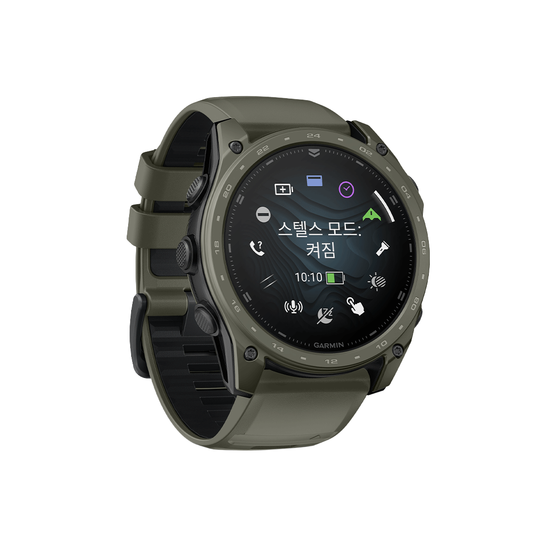 [10% 적립] 가민 택틱스 8 세라코트 51mm 올리브 드랩 택티컬 프리미엄 GPS 스마트워치([10% 적립] Gramin Tactix 8 Cerakote, Olive Drab, 51mm) - 3