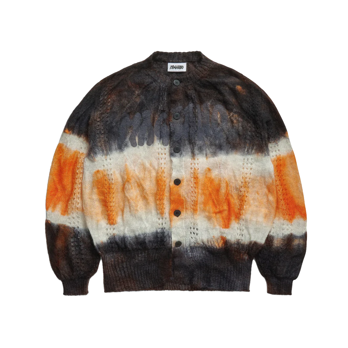 마리아노 사이키델릭 빔보 가디건 오렌지 믹스 - 26SS(Magliano Psychedelic Bimbo Cardigan Orange Mix - 26SS)