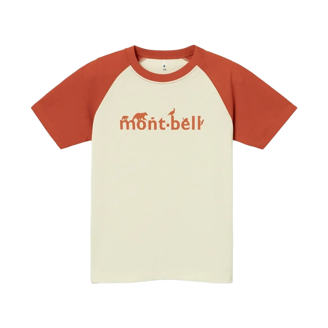 (키즈) 몽벨 위크론 래글런 티셔츠 아이보리((Kids) Montbell Wickron Raglan T-Shirt Ivory)