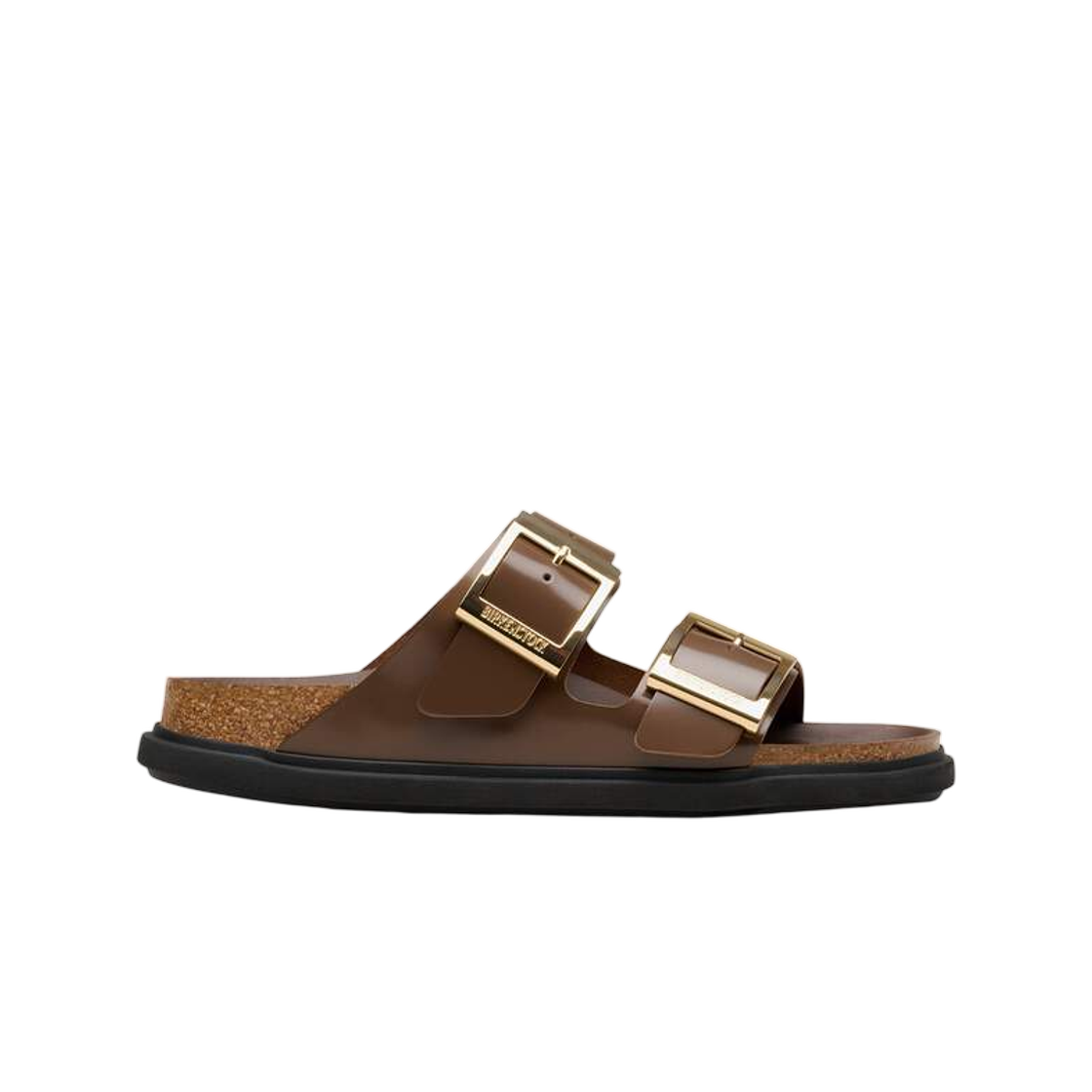 1031910 Birkenstock Arizona Droplet Buckle High Shine Oyster - Narrow