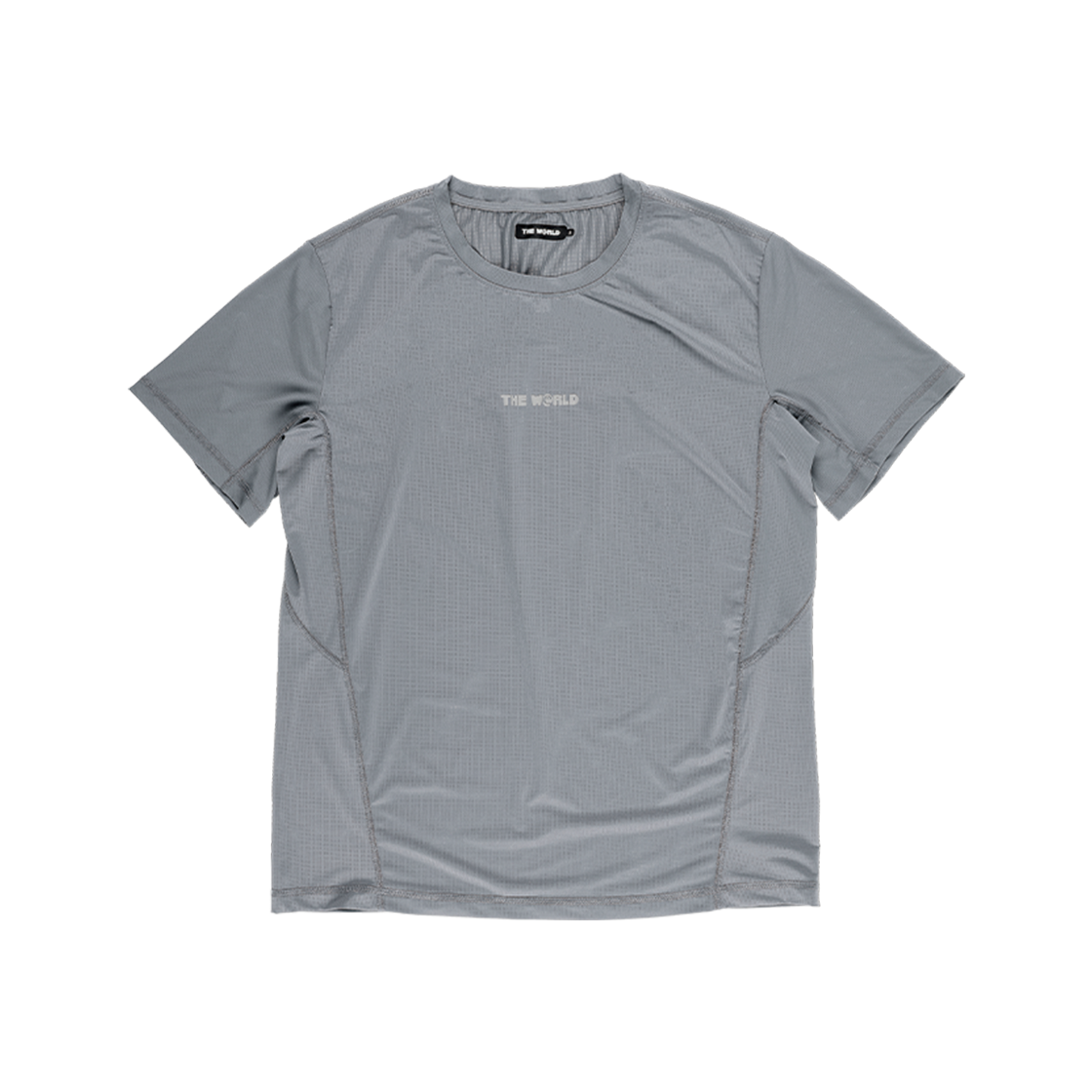 더왈드 베이직 러닝 티 블루그레이(THE WARLD Basic Running Tee Blue Gray)