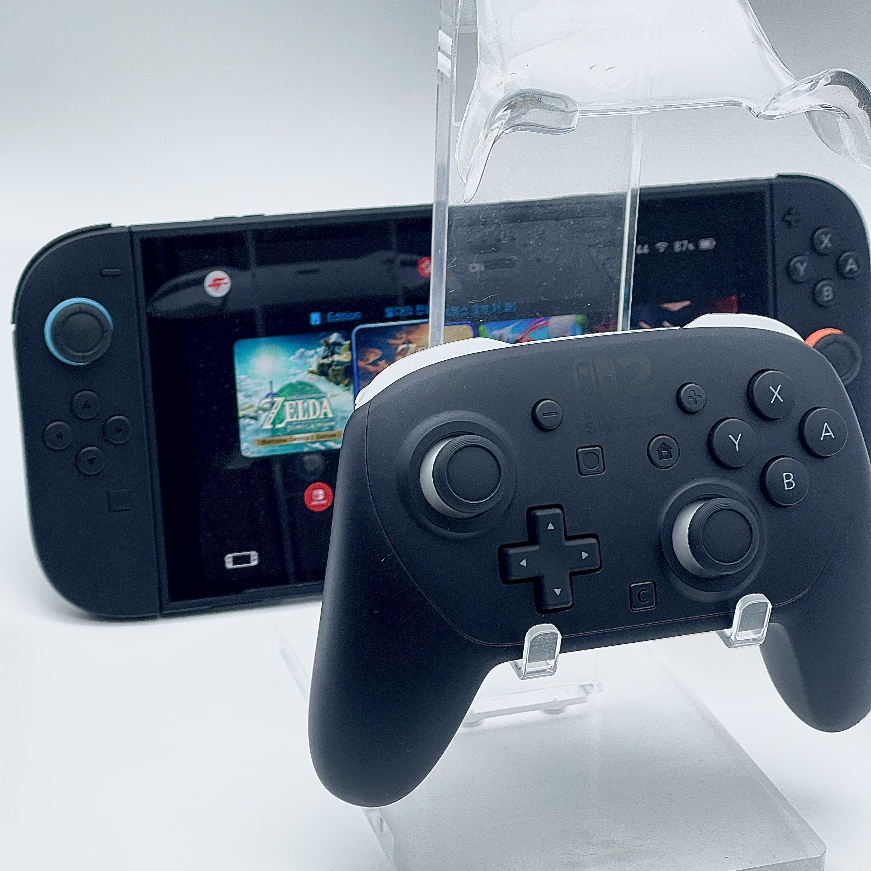 Nintendo Switch 2 Pro Controller Black 착용 스타일 - 10