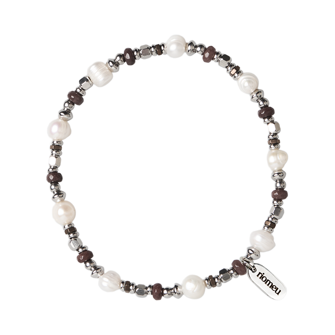 리오므 브라운 진주 팔찌(Riomeu Brown Pearl Bracelet)