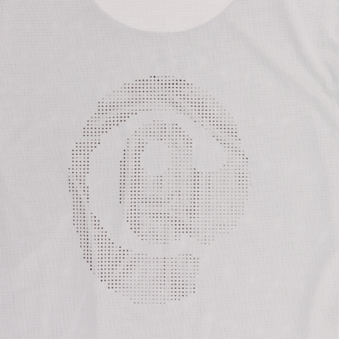더왈드 레이저 백홀 러닝티 라이트그레이(THE WARLD Laser Back Hole Running Tee Light Gray) - 5