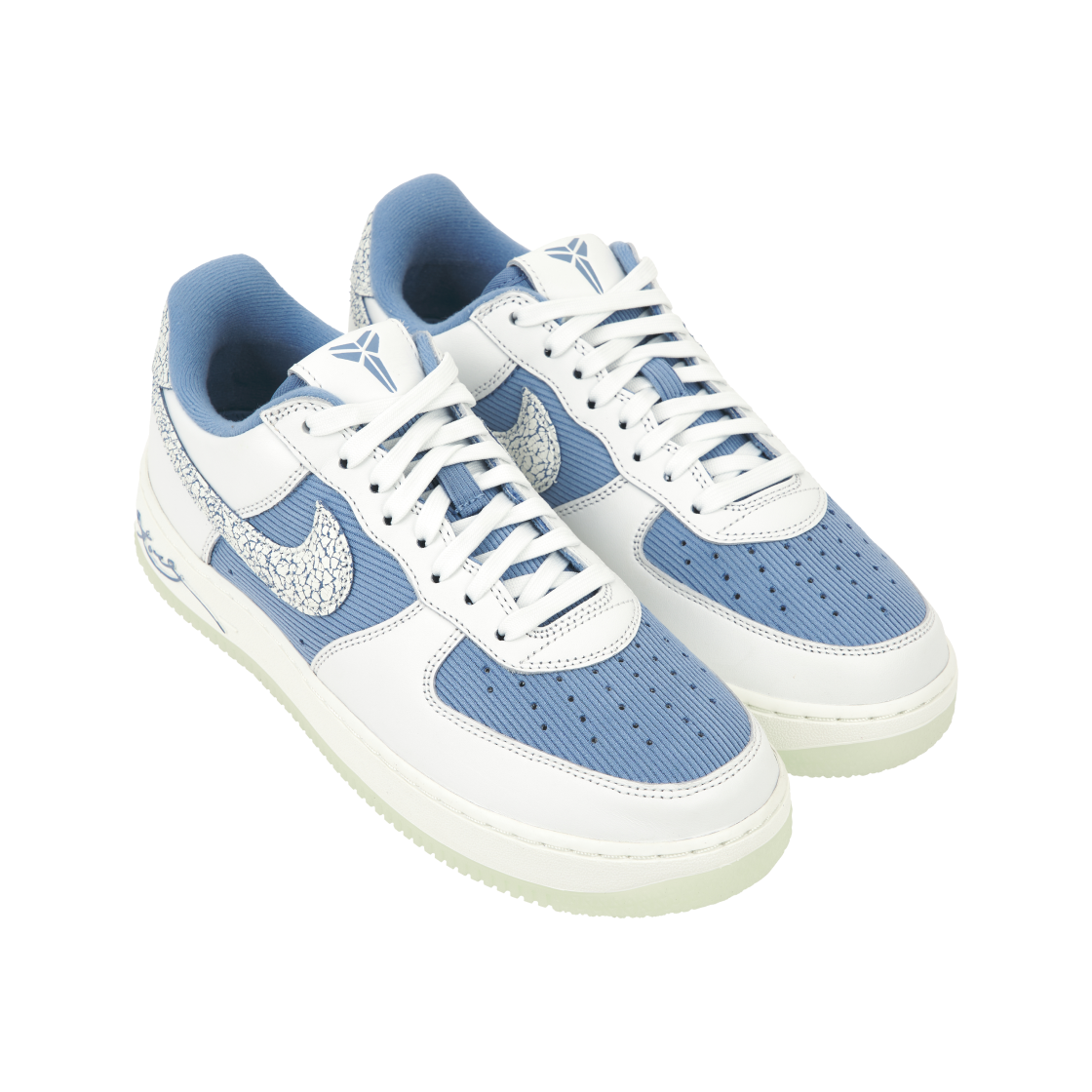 나이키 x 코비 브라이언트 에어포스 1 로우 프로트로 워크 블루 메탈릭 골드(Nike x Kobe Bryant Air Force 1 Low Protro Work Blue Metallic Gold) - 4
