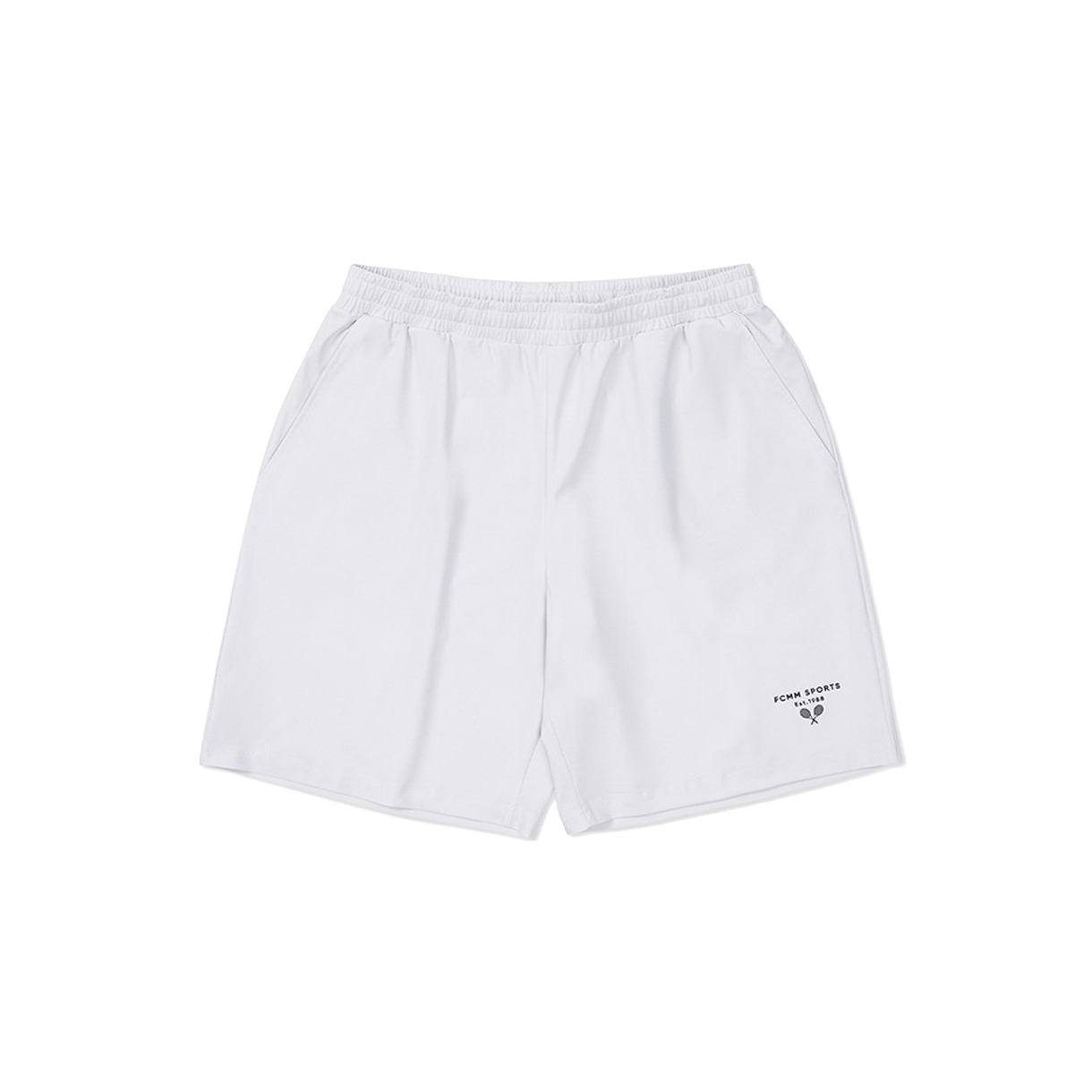 에프씨엠엠 스포츠 포시즌 시그니처 스트레치 쇼츠 화이트(FCMM SPORT Four Seasons Signature Stretch Shorts White)