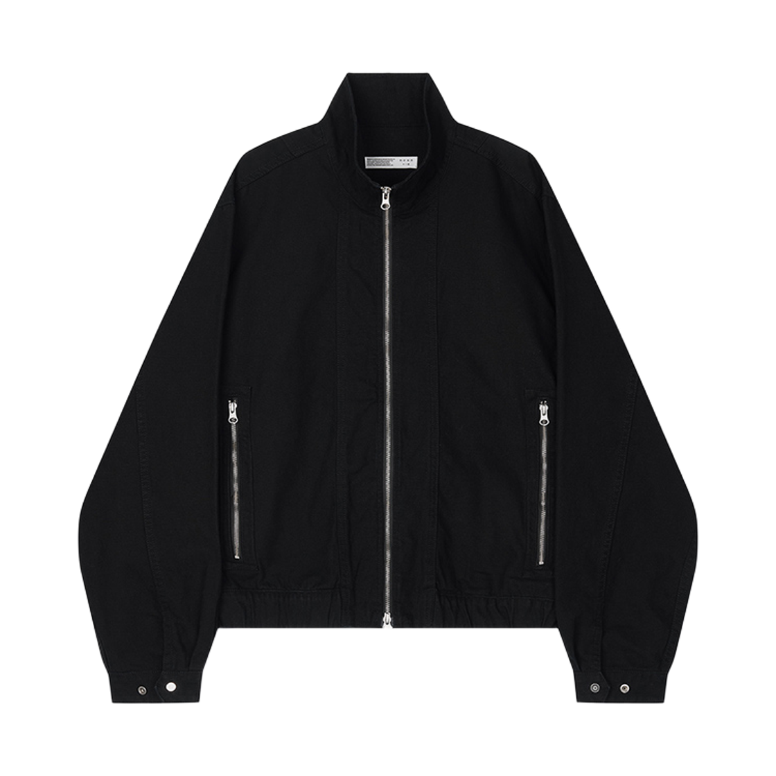 노운 스탠드 카라 자켓 블랙(Noun Stand Collar Jacket Black)