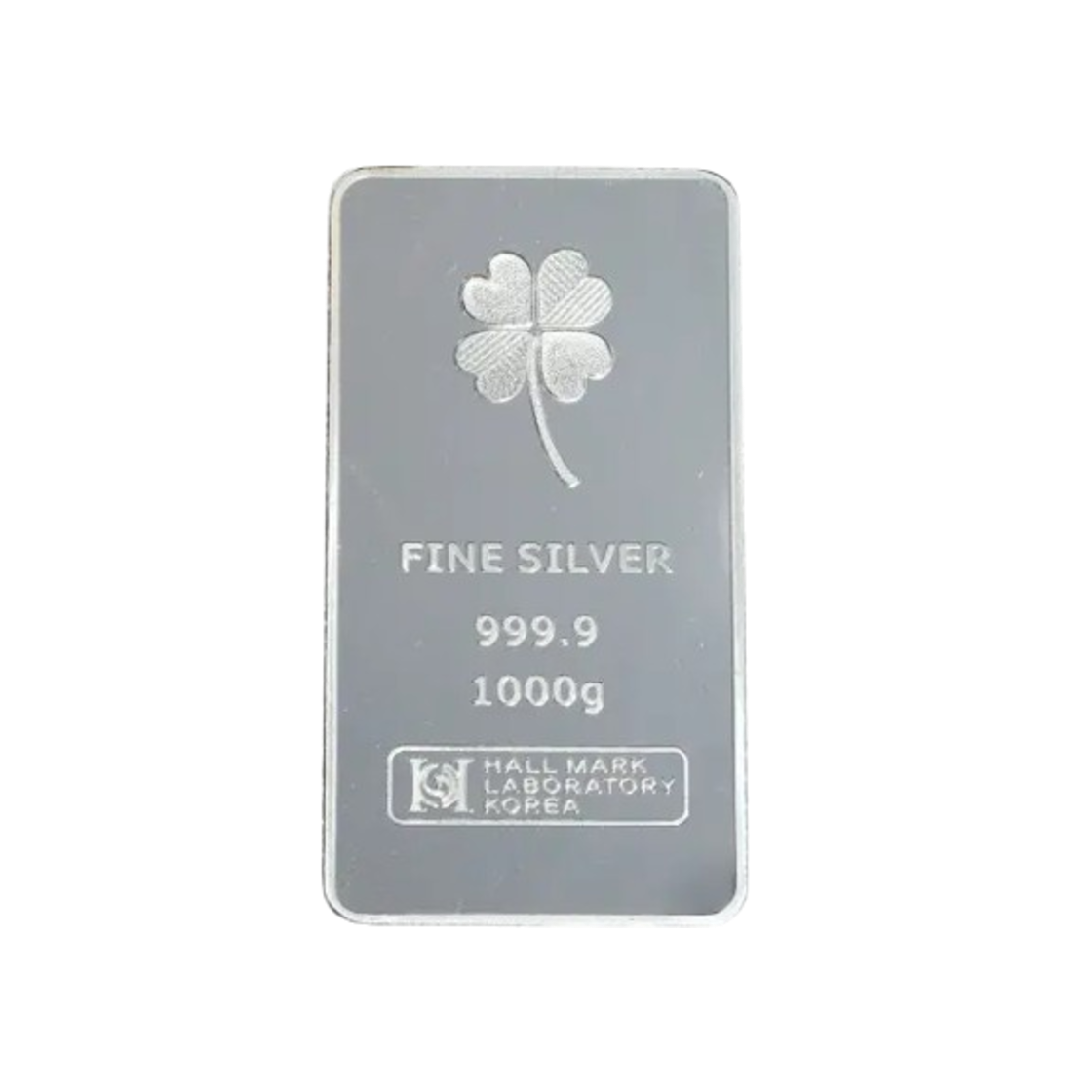 은 파인 실버 네잎클로버 실버바 999.9 1000g(Silver Fine Silver Four Leaf Silver Bar 999.9 1000g)