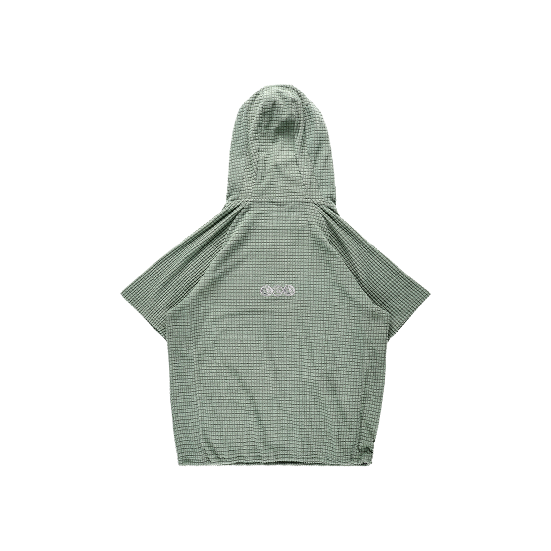 더왈드 와플 바라클라바 하프 후디 그린(THE WARLD Waffle Balaclava Half Hoodie Green) - 2