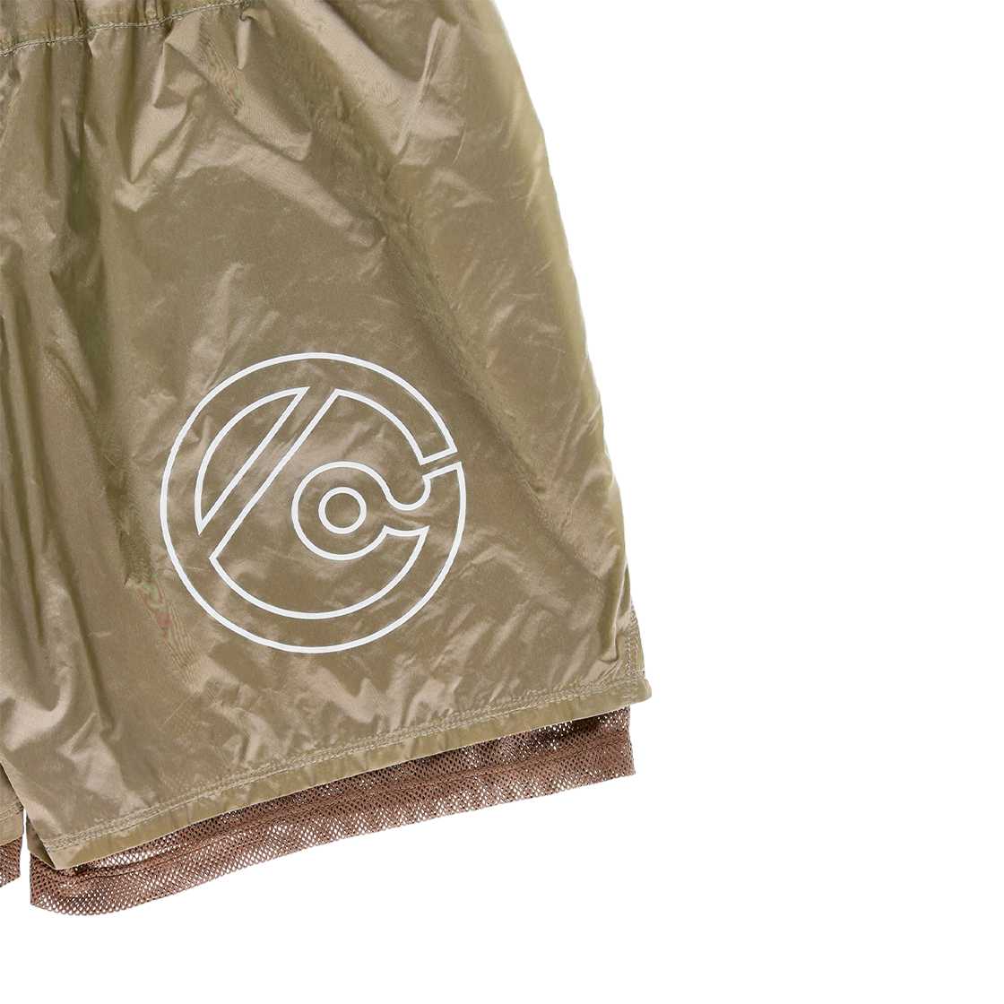 더왈드 오파크 메쉬 레이어드 쇼트 팬츠 베이지(THE WARLD Opaque Mesh Layered Short Pants Beige) - 4