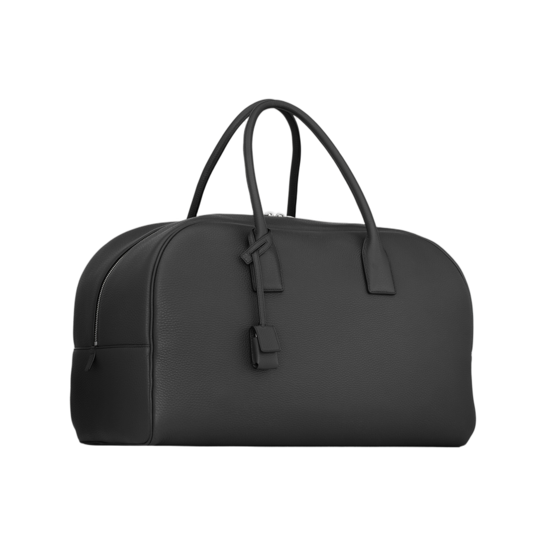 생로랑 미디움 볼링 더플 그레인드 레더 스트랩 블랙(Saint Laurent Medium Bowling Duffle in Grained Leather with Strap Black) - 2
