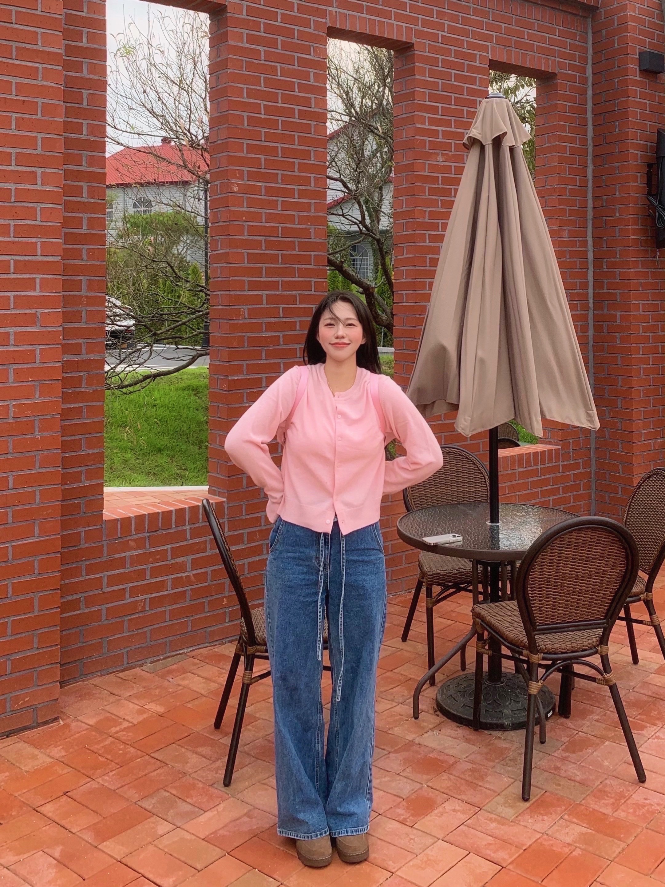 (W) Nike Air Force 1 '07 Cacao Wow 착용 스타일 - 2