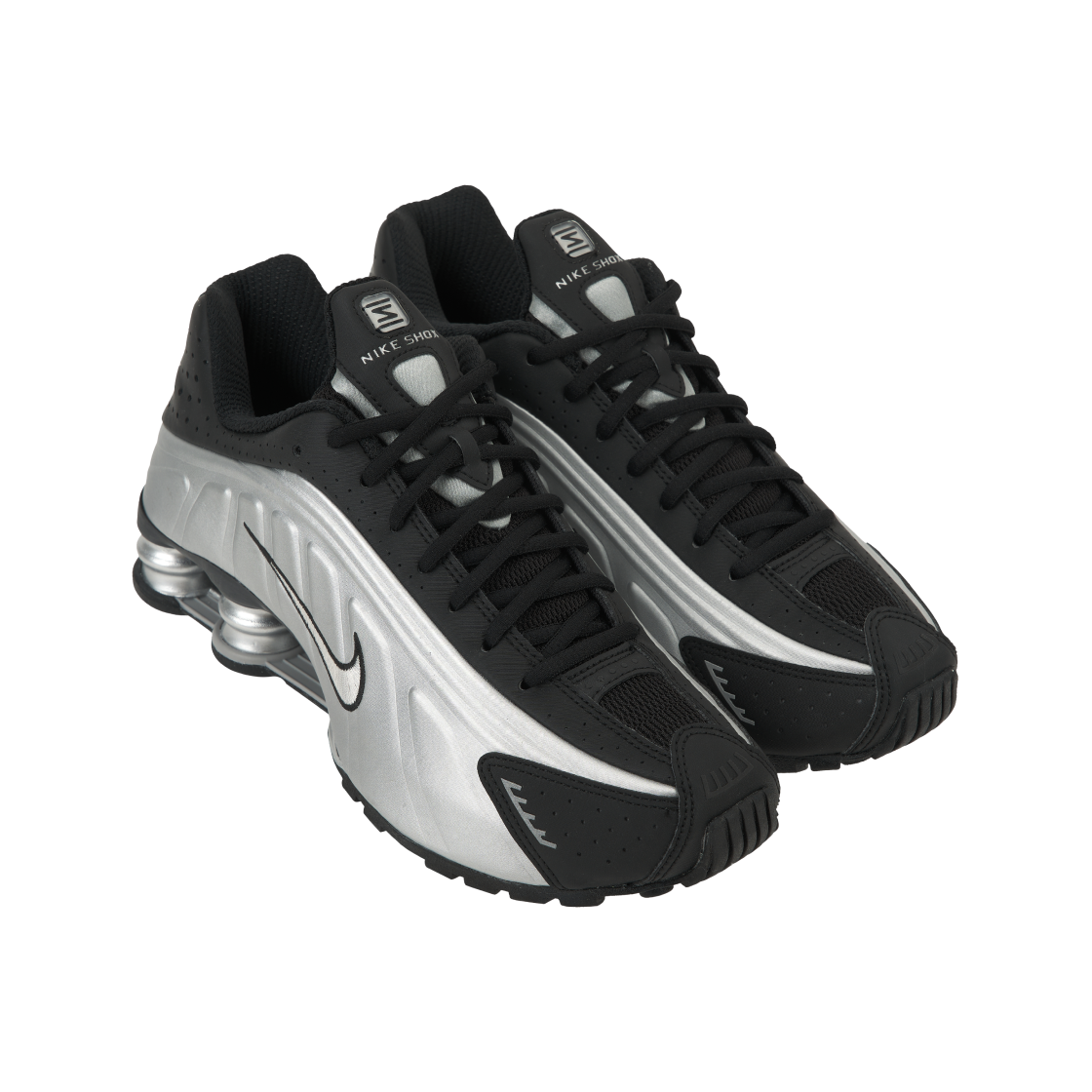 나이키 샥스 R4 메탈릭 실버 블랙(Nike Shox R4 Metallic Silver Black) - 4