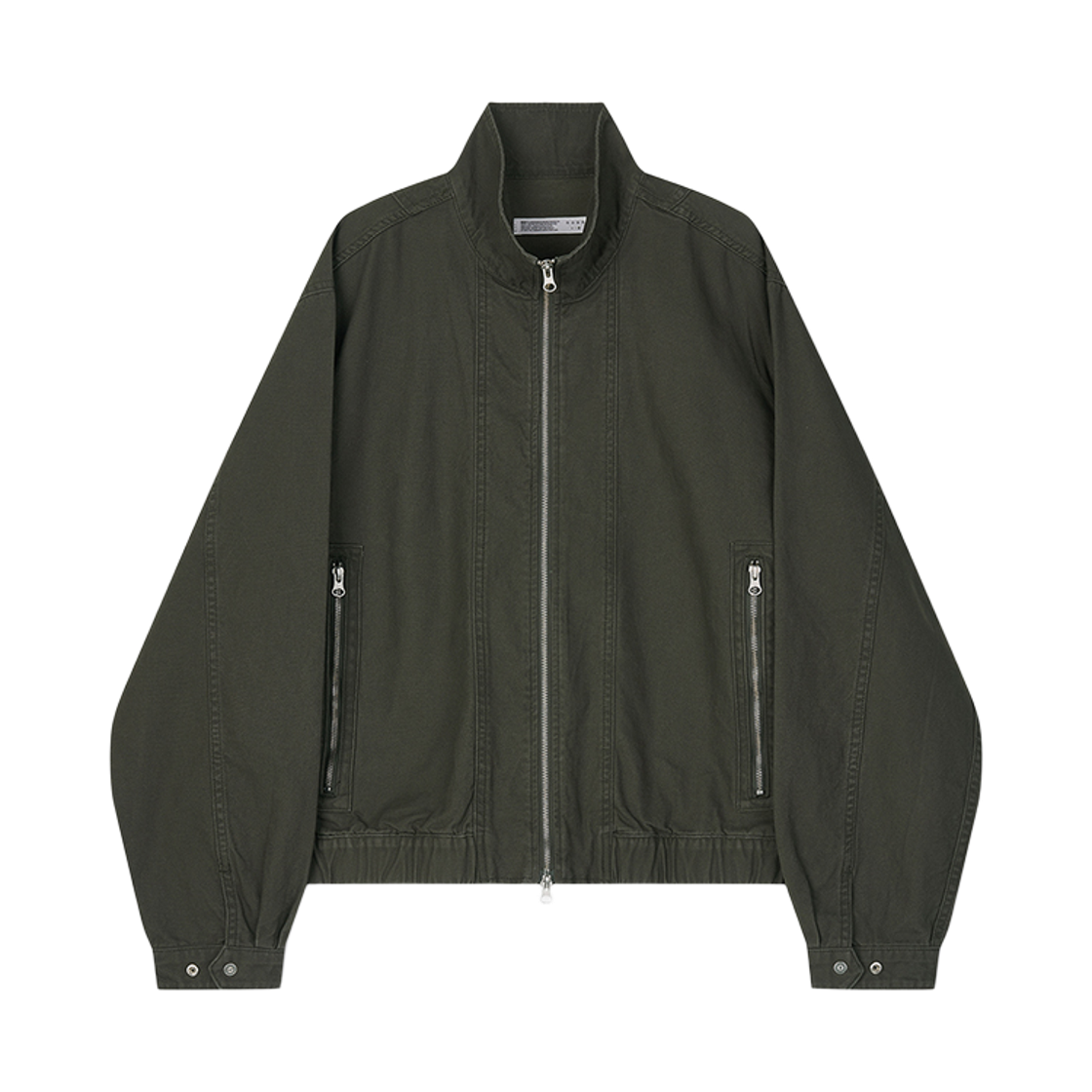 노운 스탠드 카라 자켓 카키(Noun Stand Collar Jacket Khaki)