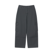 Noun Washed Cargo Pants Charcoal