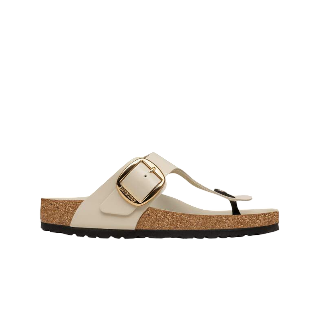 버켄스탁 지제 빅 버클 하이 샤인 오이스터 - 레귤러(Birkenstock Gizeh Big Buckle High-Shine Oyster - Regular) - 1