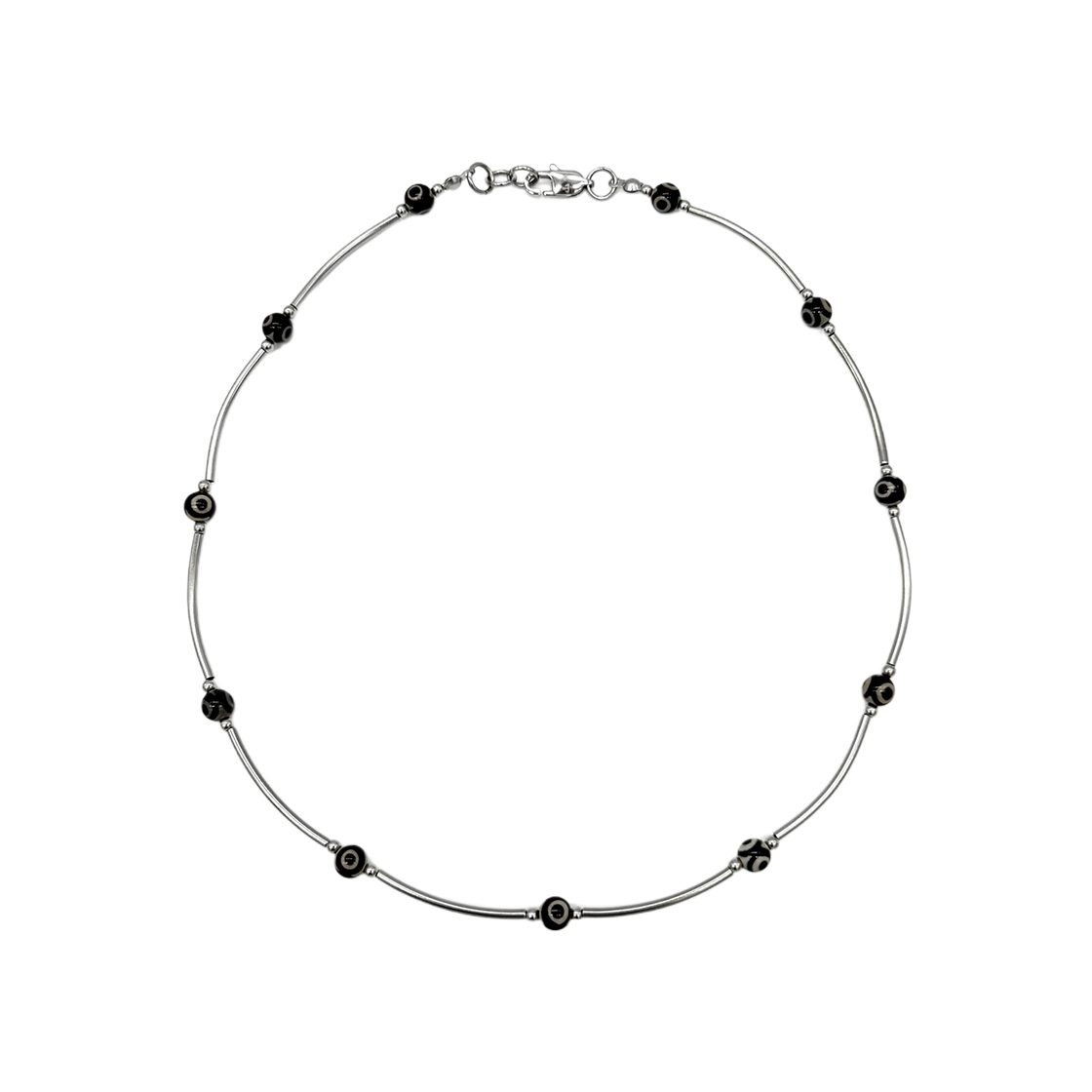 SLN554 SANLI Cinnabar Dot Necklace