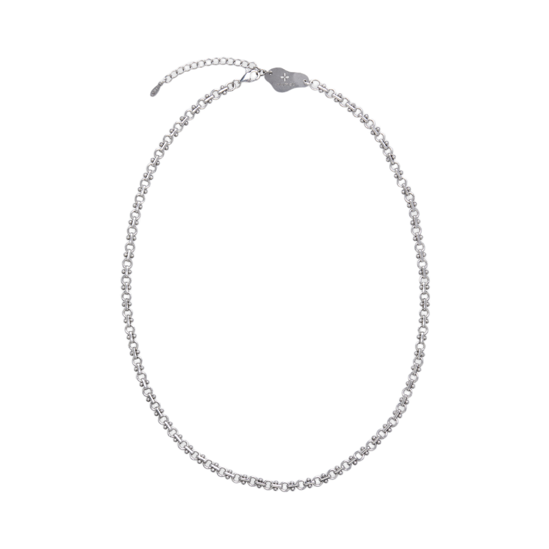 리오므 써클 오버랩 체인 목걸이(Riomeu Circle Overlap Chain Necklace)