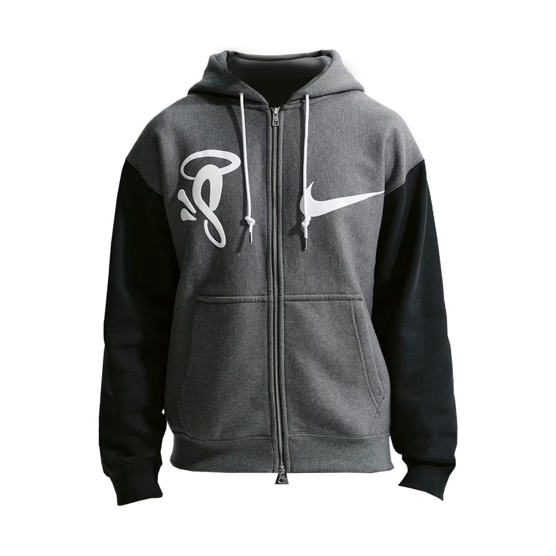 Nike Nike x Syna Solo Swoosh Fleece Full-Zip Hoodie Charcoal Heather (IQ0533-063) · M