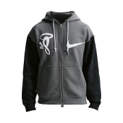 Nike x Syna Solo Swoosh Fleece Full-Zip Hoodie Charcoal Heather (IQ0533-063)