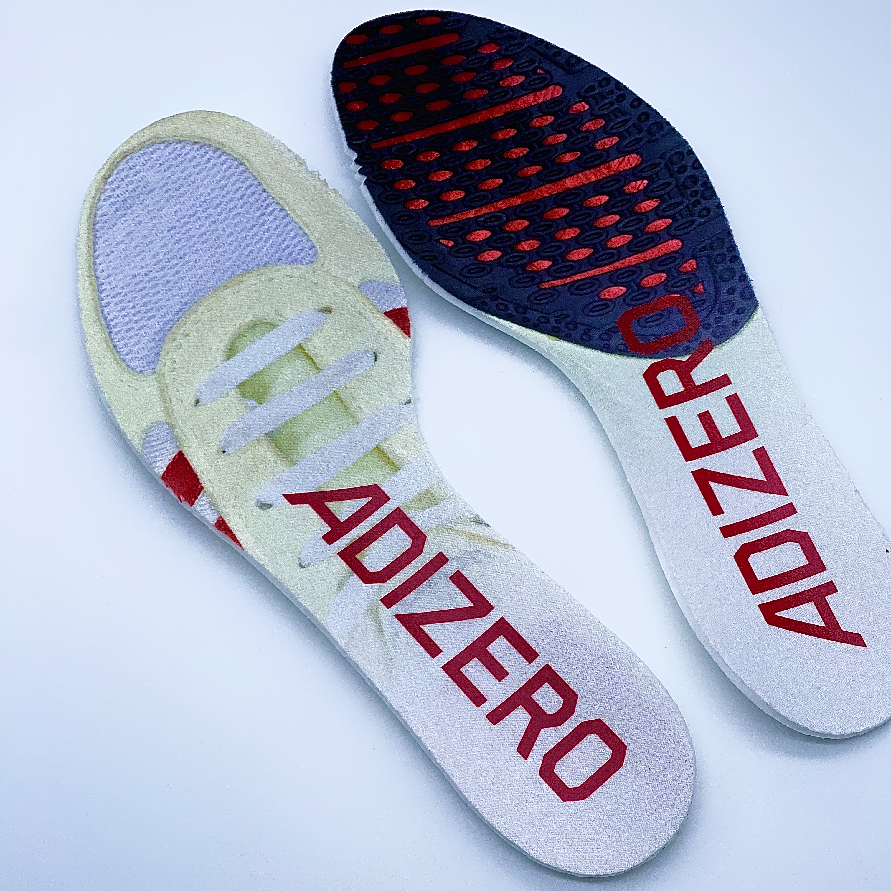Adidas Adizero EVO SL Off White Better Scarlet 착용 스타일 - 8