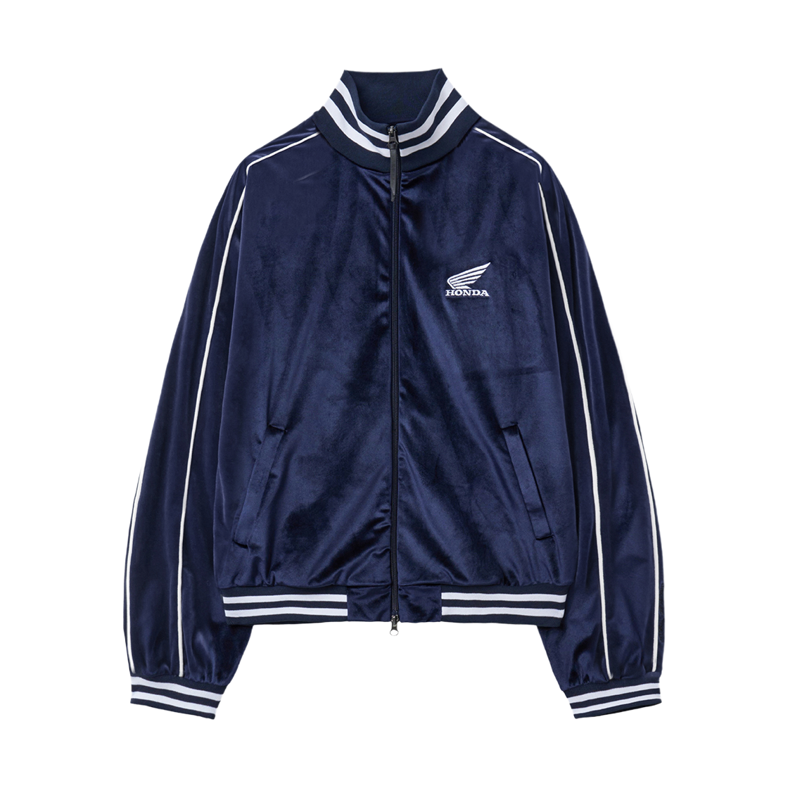 HGS1TZ301ANA Honda Velvet Track Jacket Navy