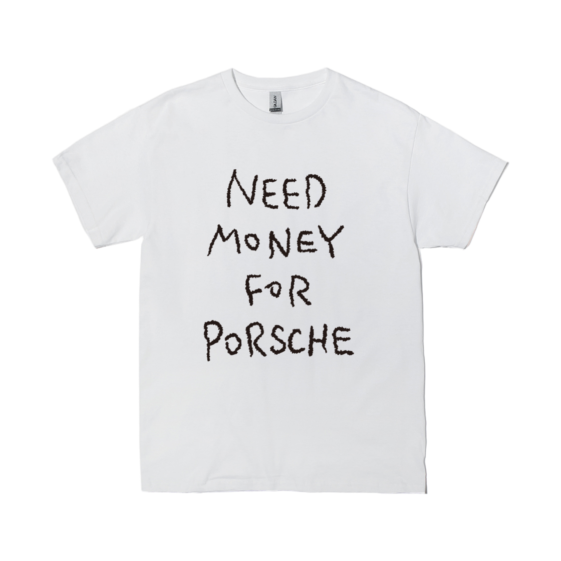 길단 X 빈티지 컬렉션 NEED MONEY FOR PORSHCE 티셔츠(GILDAN X Vintage Collection NEED MONEY FOR PORSHCE T-Shirt)