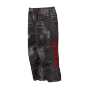 Honda Vintage Biker Wide Jean Black