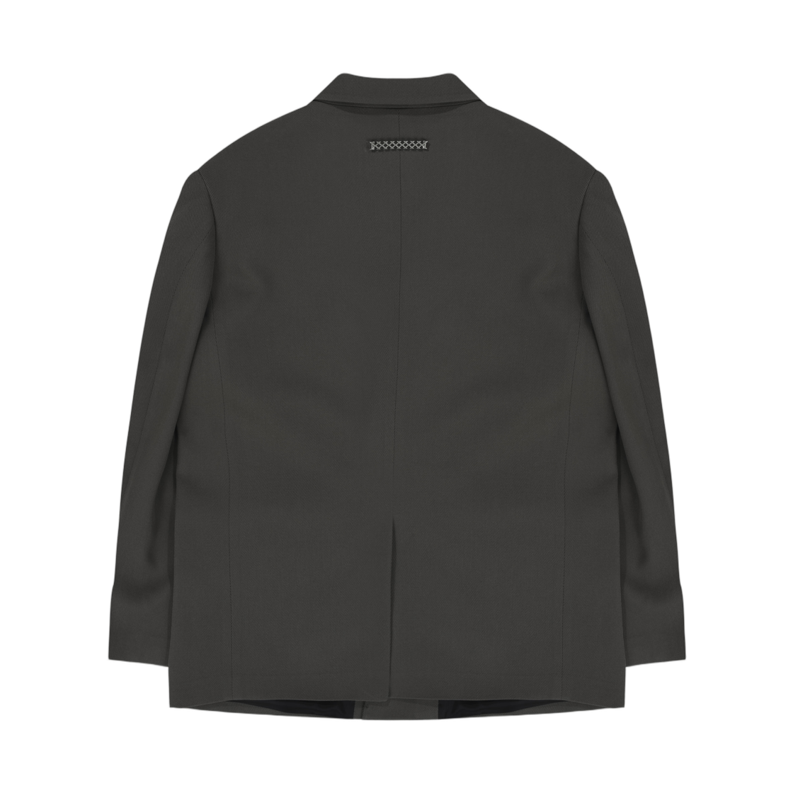 준느 J42 하프 랩 버진울 블레이저 그레이(Junne J42 Half Wrap Virgin Wool Blazer Grey) - 2