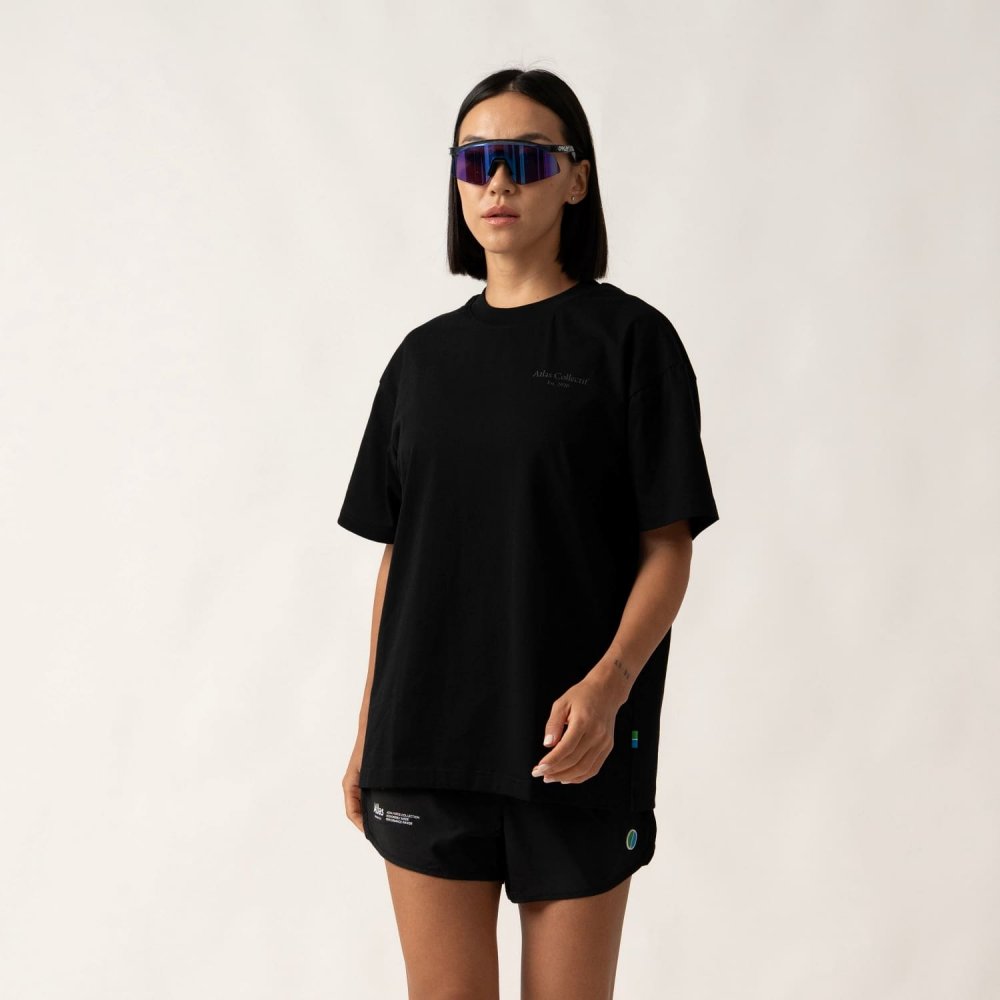 아틀라스 콜렉티프 일루미 트랙스 공용 The Art Of Running 3M 티셔츠 블랙(Atlas COLLECTIF Illumi Trax UNISEX The Art Of Running 3M Tee Black) - 3