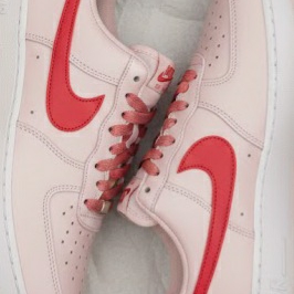 (W) Nike Air Force 1 '07 Valentine's Day Pearl Pink White 착용 스타일