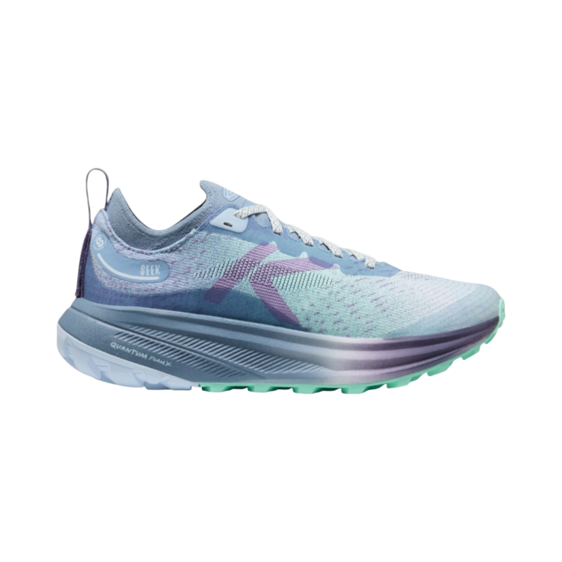 KNSO6E705B1 KEEN SEEK Faded Denim Cabbage Women Trail Running Shoes