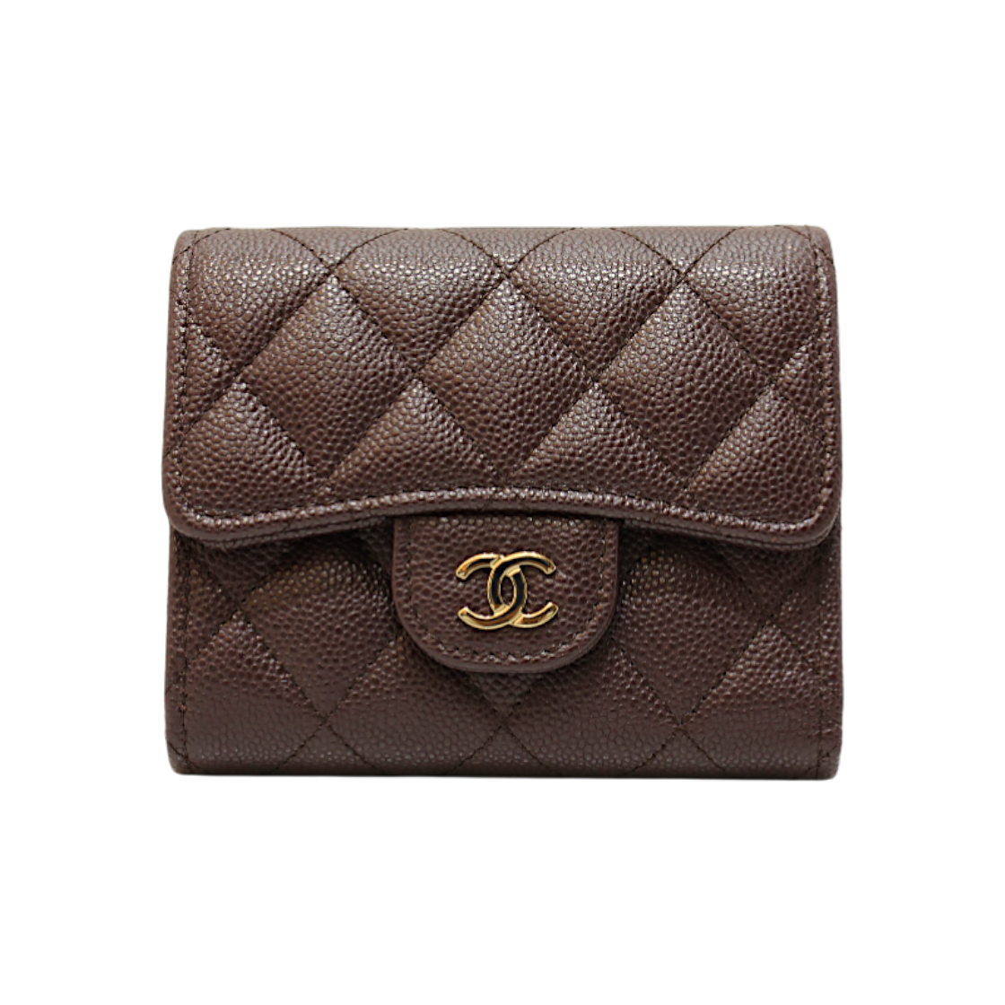IT8FETEMHEGG Chanel Classic Caviar Compact Wallet AP0229