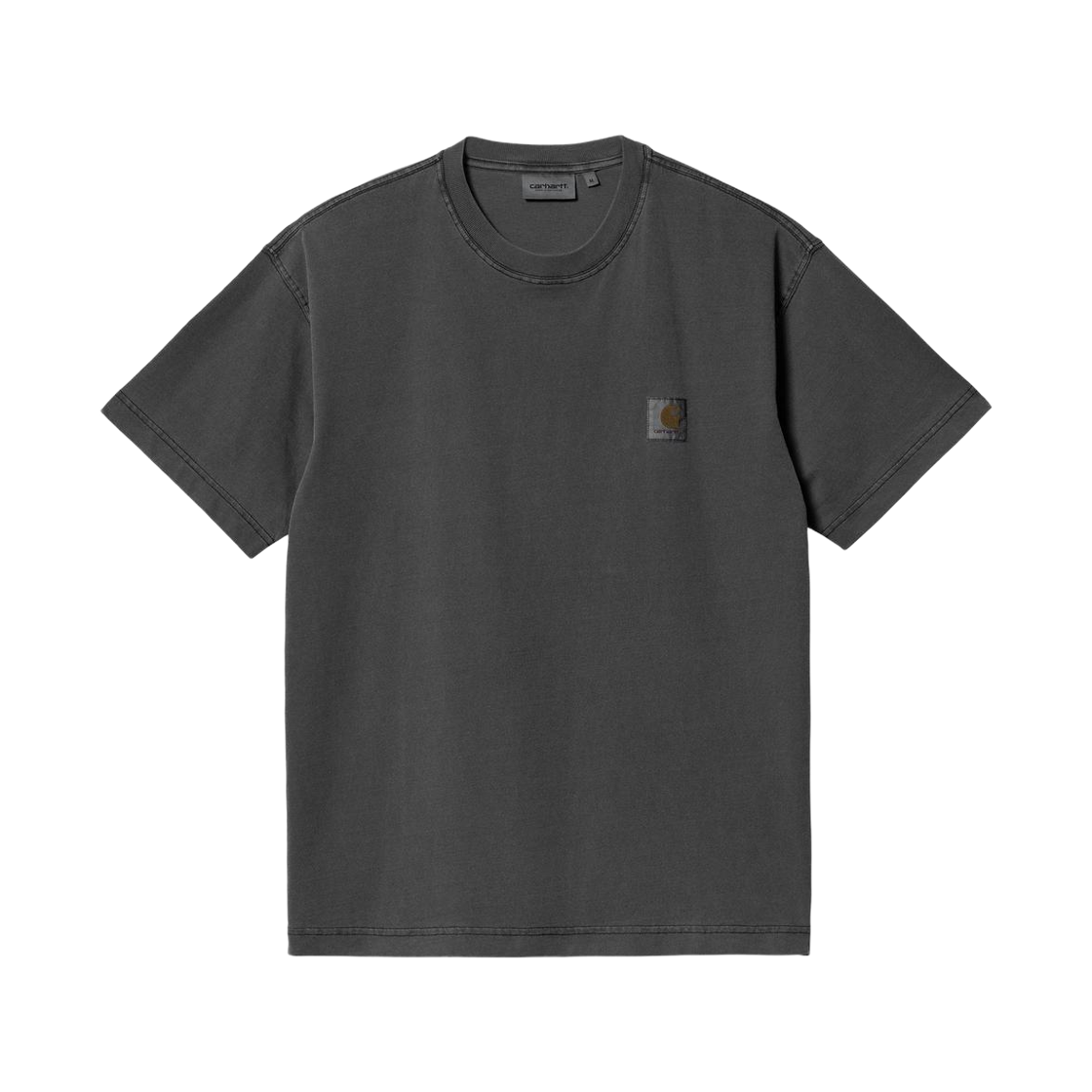 칼하트 WIP 숏슬리브 넬슨 티셔츠 블랙 가먼트 다이드(Carhartt WIP S/S Nelson T-Shirt Black Garment Dyed) - 1