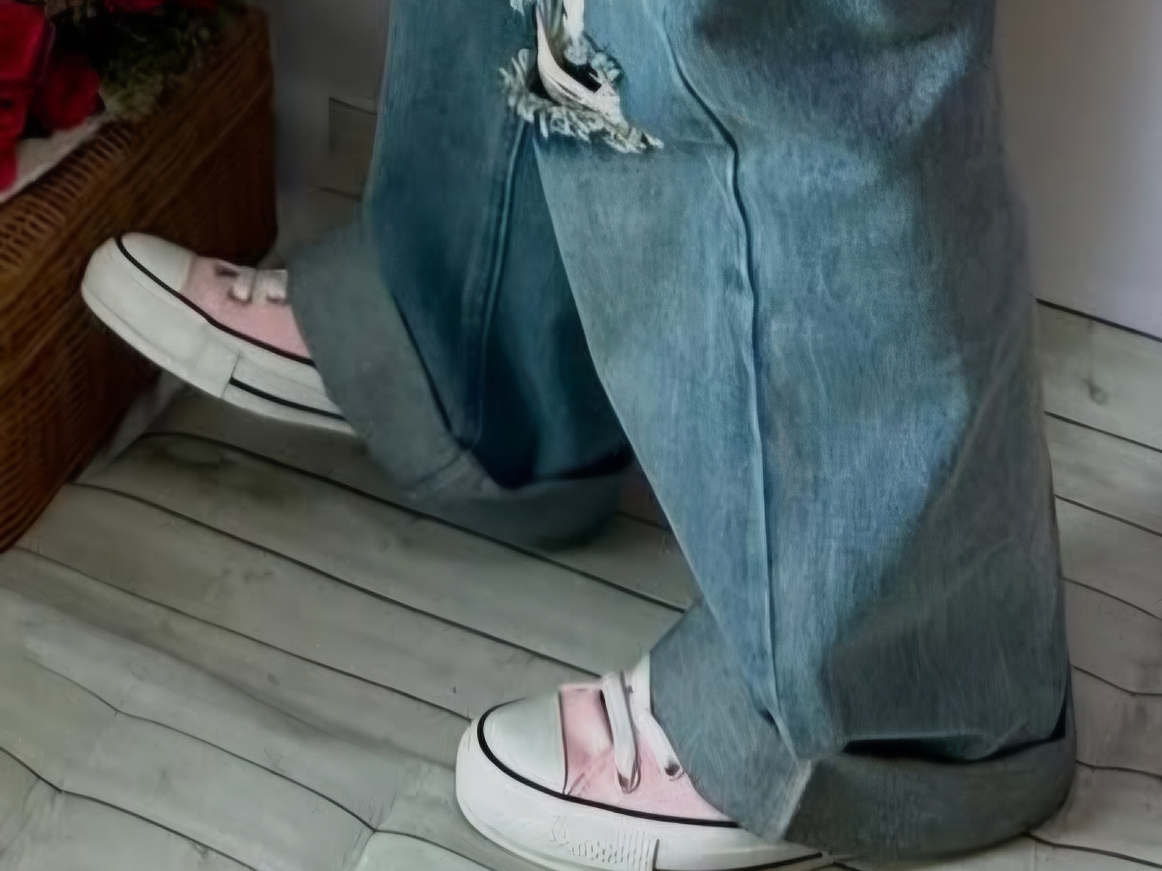 Converse Chuck Taylor All Star Ox Seasonal Color Phantom Violet 착용 스타일