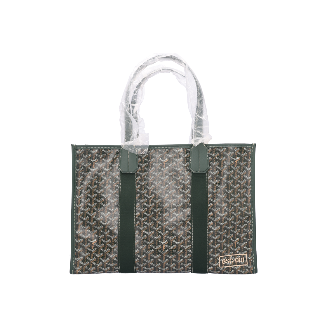 ITMHMU3MJ4UO Goyard Billet Tote Bag MM Canvas Dark Green