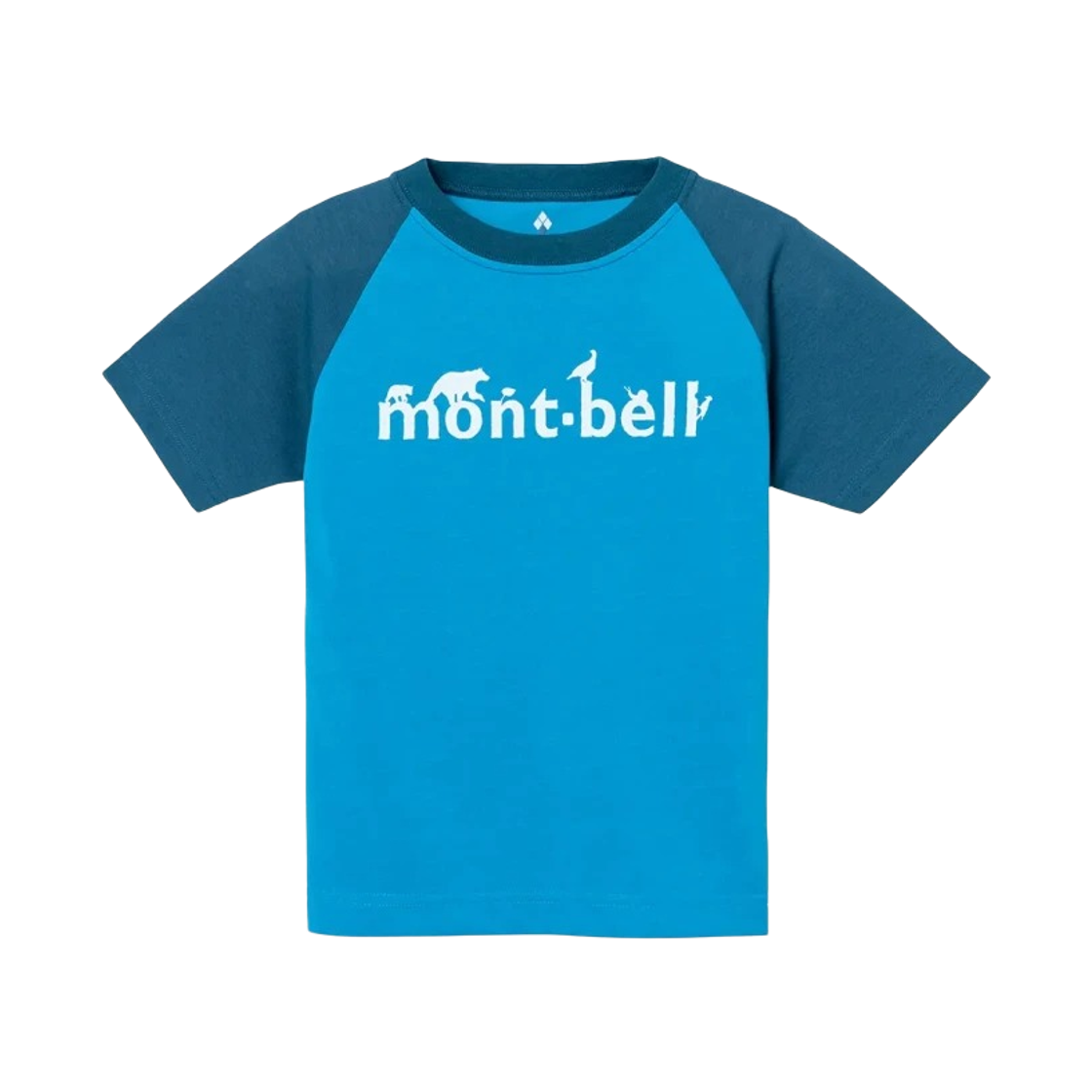 1114325 (Kids) Montbell Wickron Raglan T-Shirt Turquoise