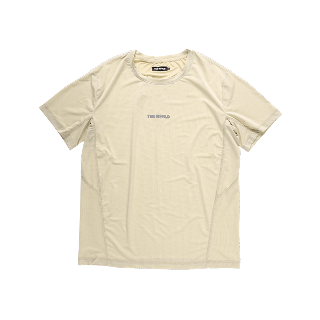 더왈드 베이직 러닝 티 베이지(THE WARLD Basic Running Tee Beige) - 1