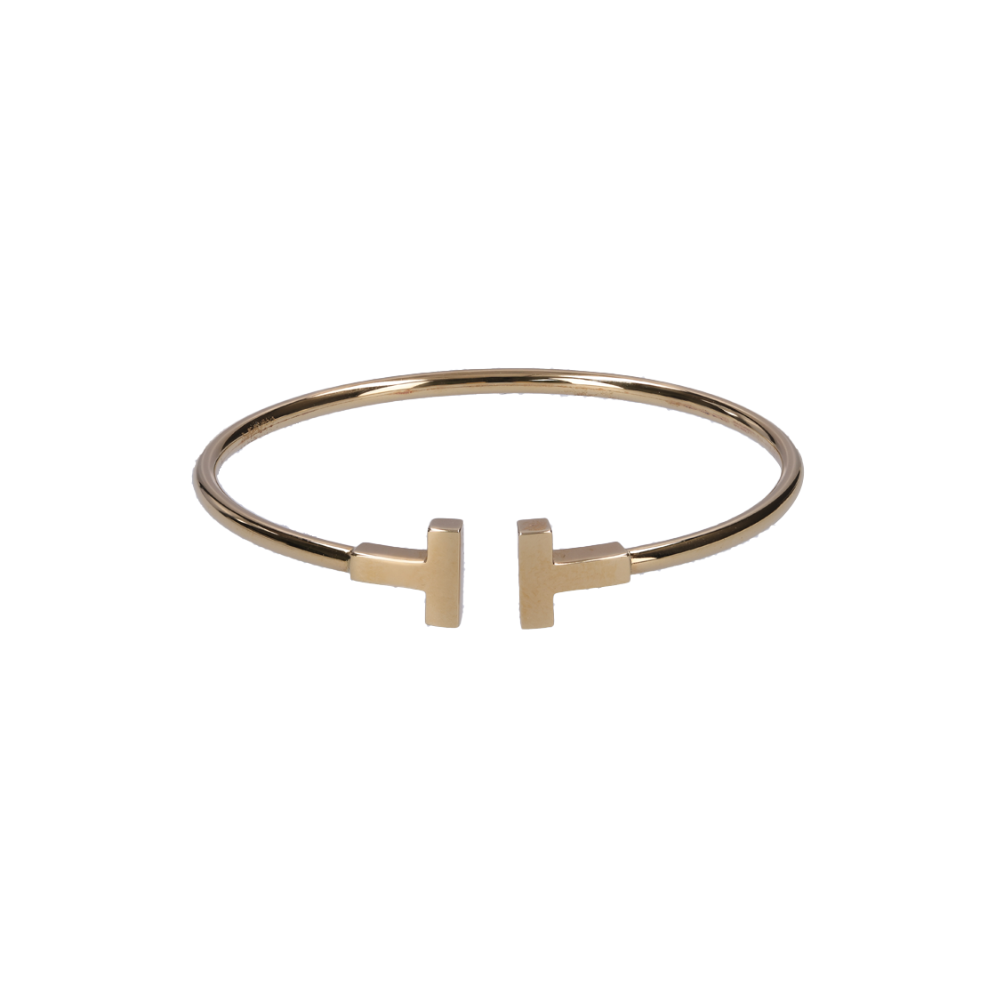 IT8DI52SKGWL Tiffany T Wire Bracelet in 18K Yellow Gold
